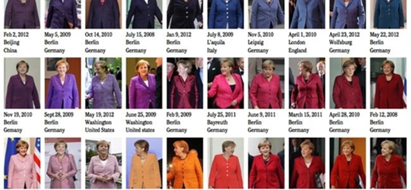 Chancellor Angela Merkel dressed the same way for 15 years