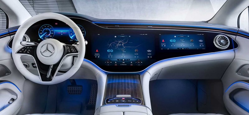 Tesla's room looks old when you look at Mercedes' new dashboard