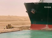 A cargo ship stranded in the Suez Canal has been released