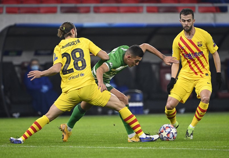 Barcelona also easily won against Fradi in Budapest