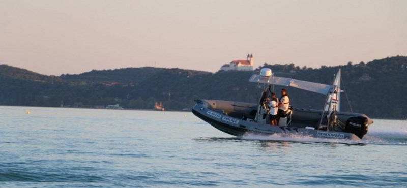 The water cops at Lake Balaton already had business