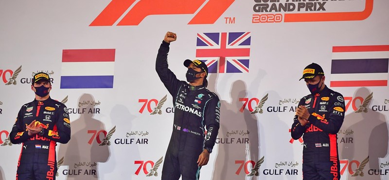 Hamilton győzelmével ért véget a rémisztő balesettel induló Bahreini Nagydíj