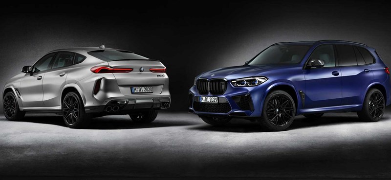 Ritkán látott 625 lóerő: limitált szériás BMW X5 M és X6 M érkezett