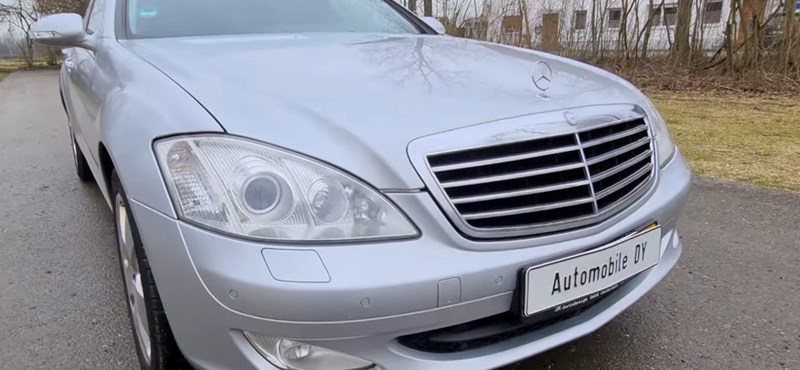 Így száguld egy régi dízel Mercedes S-osztály az Autobahnon ? videó