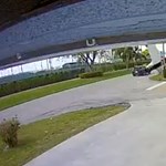 Car crashes into car in Florida - Video