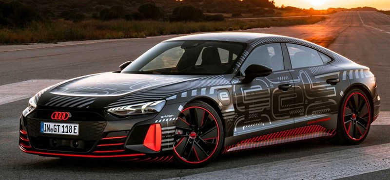 A valaha készült legerősebb széria Audi, íme az RS e-tron GT villanyautó